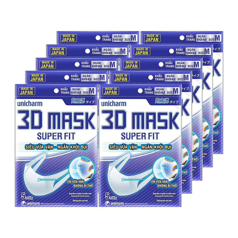 Khẩu trang Unicharm 3D Mask