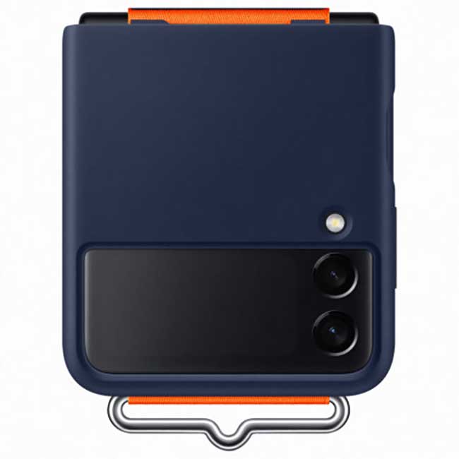 Ốp lưng Samsung Galaxy Z Flip3 Silicone Cover with Strap (EF-GF711)