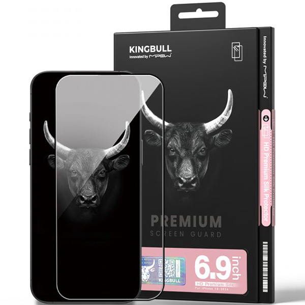 Dán cường lực Mipow Kingbull iPhone 16 ProMax (BJ604-BK)