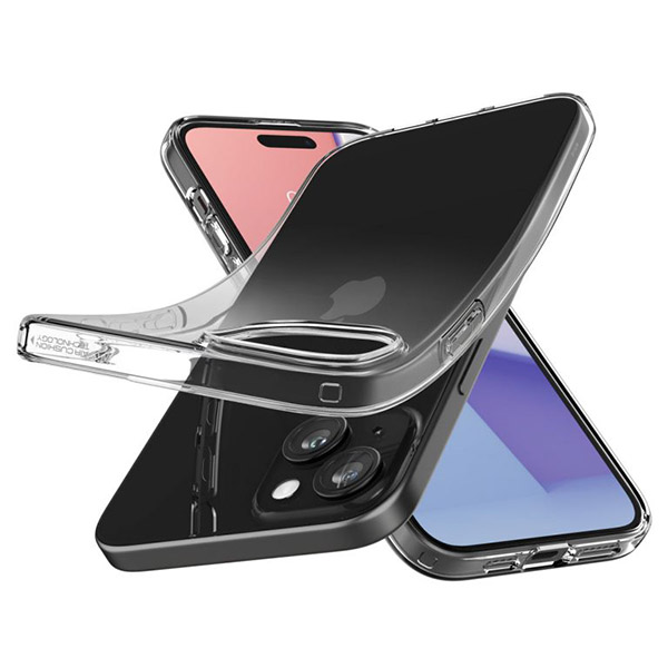 Ốp lưng Spigen Liquid Crystal iPhone 15 Plus 6.7 inch Crystal Clear