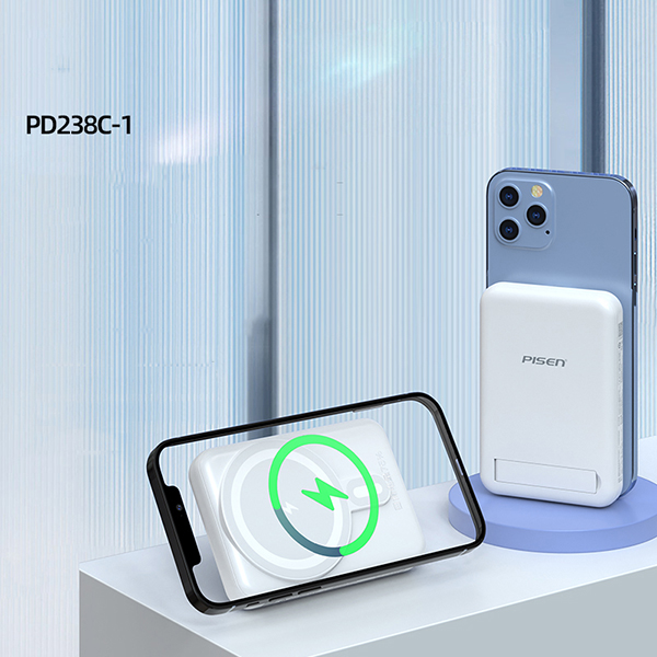 Pin Dự Phòng Pisen Quick Wireless Magsafe PD238C-1 10000mah 20W LS- DY191