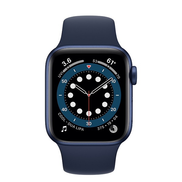 Apple Watch Series 6 44mm LTE Blue Aluminium Case with Deep Navy Sport Band M09A3 VN/A