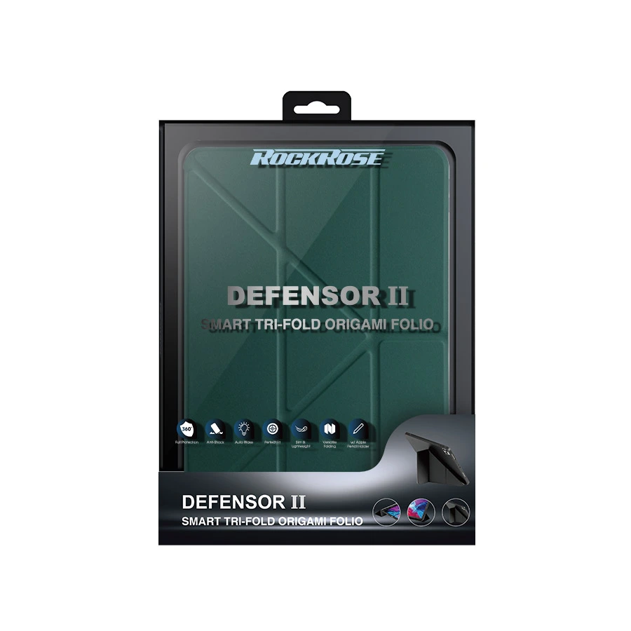 Bao Da Smart Tri-Fold Rockrose Defensor II iPad Pro 11 (RRPCID11D2)