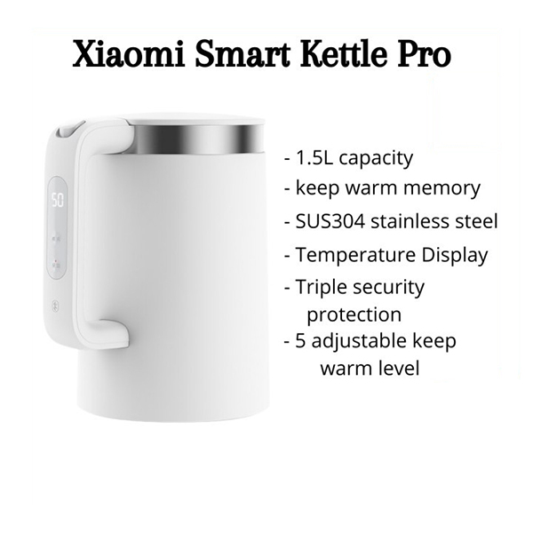 Bình đun nước Xiaomi Smart Kettle Pro 