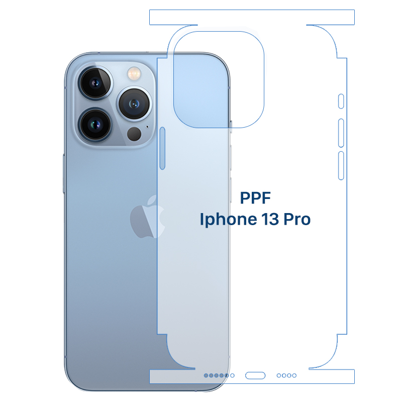 Dán Mặt Sau PPF Nhám Iphone 13 Pro (Full)