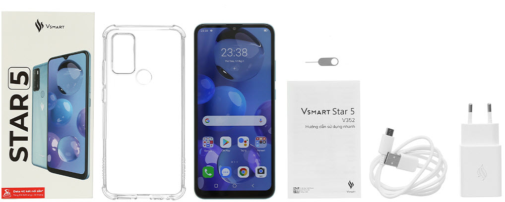 Hình ảnh tham khảo nguyên hộp Vsmart Star 5 32GB Ram 3GB